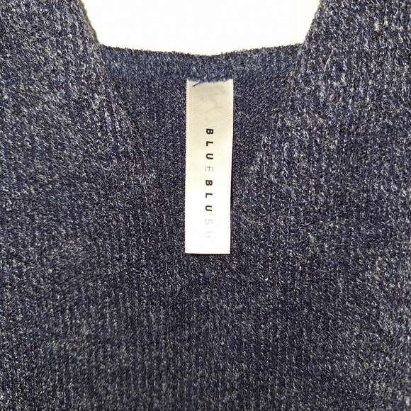 Navy Bodycon Sweater Dress - Picture 6 of 8